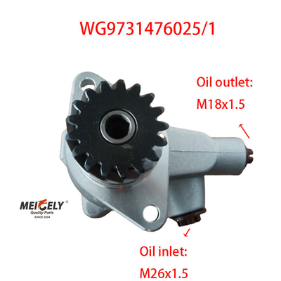 가속 스티어링 펌프 WG9731476025/1 중량 트럭 Howo A7