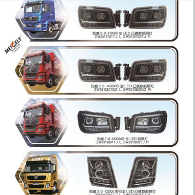 Shaanqi 중량 트럭 H3000 M3000S X3000에 대한 LED 전등 조립