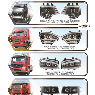 WG9525720025 Sinotruk Haohan N7G 헤드 라이트 LED HOWO