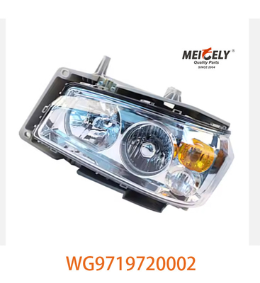 앞 헤드 램프 조립 오른쪽 WG9719720002 SINOTRUK HOWO WG9719720001