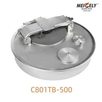 C801TB-500 Cast Iron Hooped Manhole Cover 탱크 트럭의 이상적인 밀약