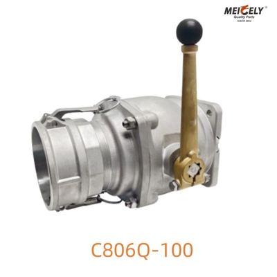 C806Q-100 무거운 용량 탱크 트럭용 내구적인 배하 공 밸브
