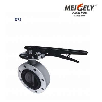 고품질 배터플라이 밸브 DF71-100 D72 물 탱크 트럭